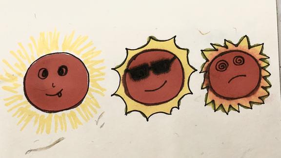 幼儿美术太阳画法的探索与实践