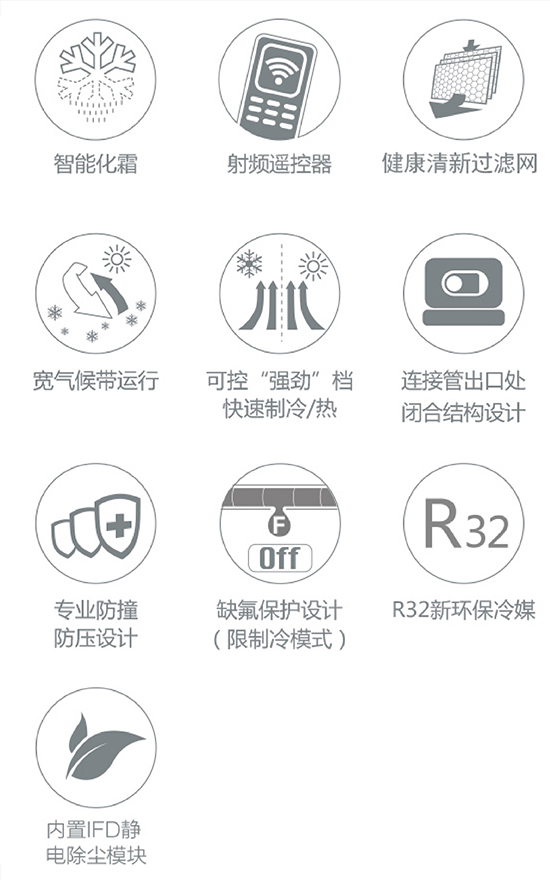 天籁空调图标，设计与功能的完美融合